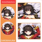 Аниме Konosuba Megumin Сексуальная Милая девочка наволочка обнимающая Подушка Чехол Otaku украшение постельного белья