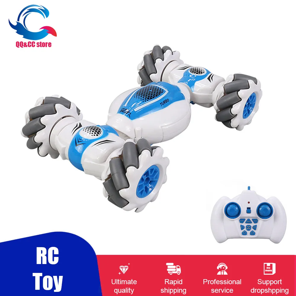 

2.4G Mini Remote Control RC Car Roll Rotary Double-Side Stunt Gesture Induction Twisting Drift Off-Road Cars Dancing Driving Car