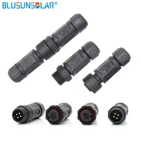 approved 5 pair m12 rear panel or front moun waterproof connector used in led connector 2pin3pin4pin5pin6pin 7pin 8 pin