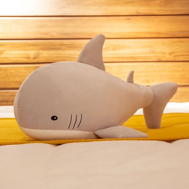 

1PC 60/80100/120cm Giant Shark Plush Toy Soft Stuffed Animal Appease Pillow for Birthday Gifts Cushion Doll Gift For Children