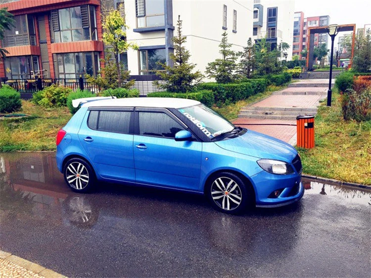 Спойлер для Skoda Fabia высококачественный материал ABS праймер на заднее крыло