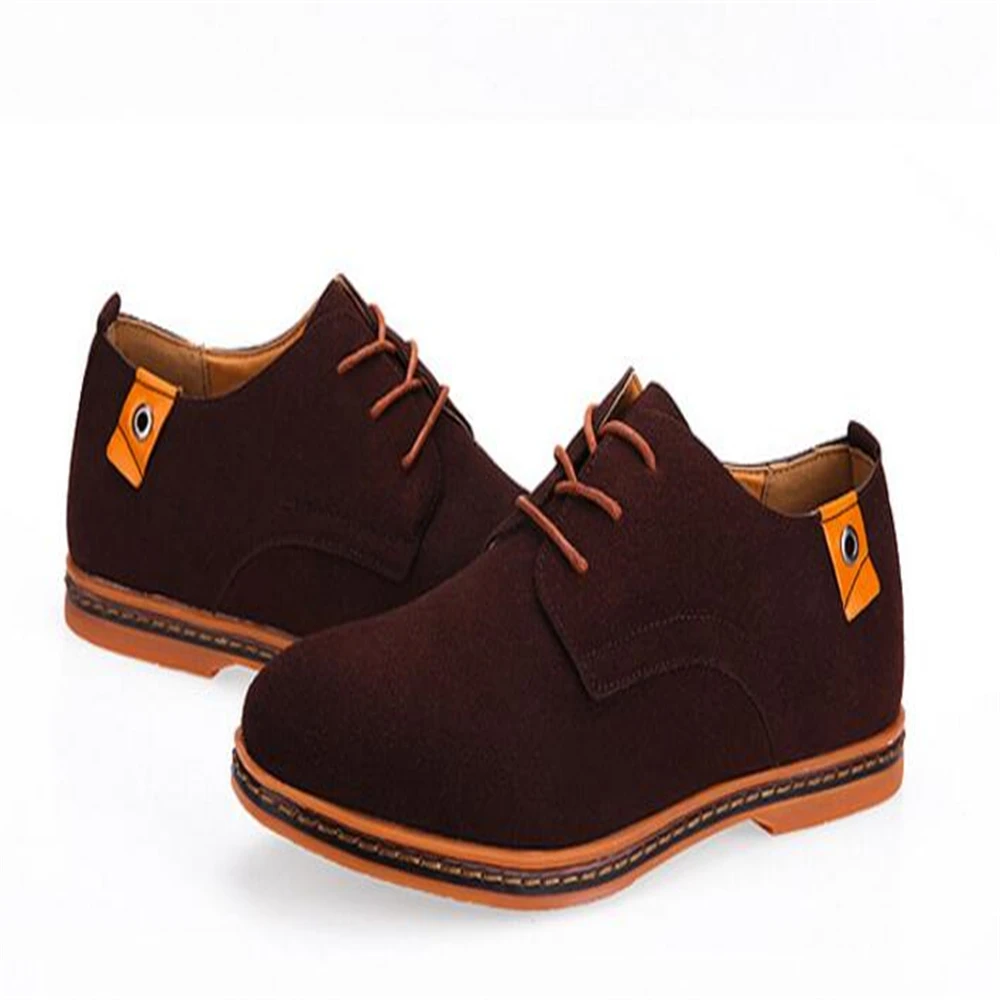 Man Flat Autumn Men Suede Leather Shoes Oxford Casual Classic Sneakers For Comfortable Flats Footwear Size 38-48 y597 | Обувь