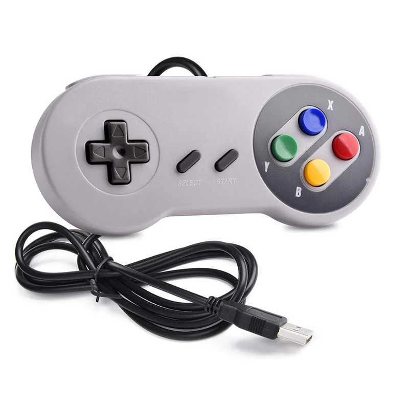 Игровой USB контроллер игровой джойстик геймпад для Nintendo SNES коврик Windows ПК MAC