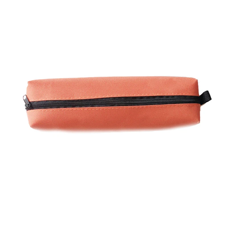 

Solid Color Cosmetic Brush Bag Kawaii Oxford cloth Pencil Case Cosmetic Bag Cute Letter Pencil Bags For Girls Stationery Bag hot