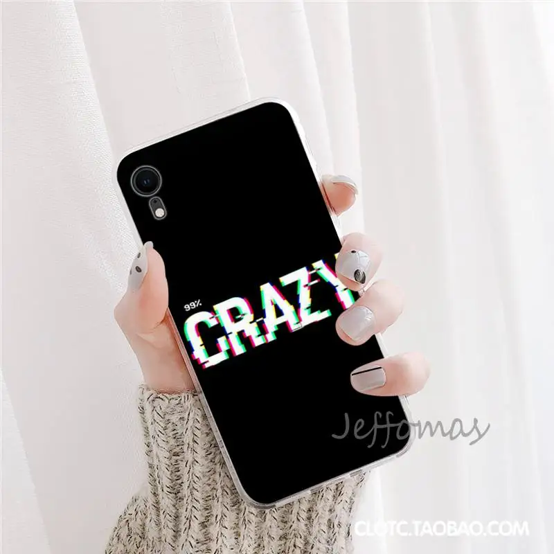 

Glitch no signal text pattern Phone Case For iphone 12 5 5s 5c se 6 6s 7 8 plus x xs xr 11 pro max mini