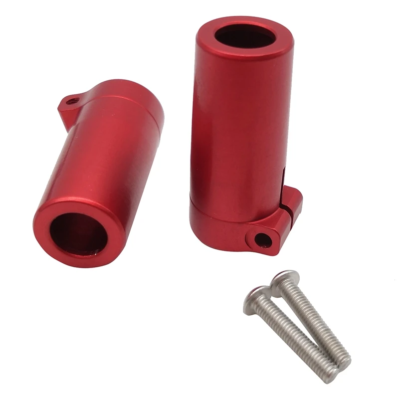 2 Pcs COOL RACING Aluminum Alloy Rear Axle Sleeve Suitable for SCX10-II 90046 CNC Metal Tail Cup | Игрушки и хобби