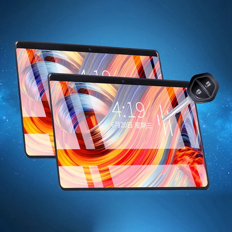 

10.1 Inch Kids Tablet 2.5D Screen Android Quad Core Dual Camera WiFi Education Game Gift for Boys Girls US Plug
