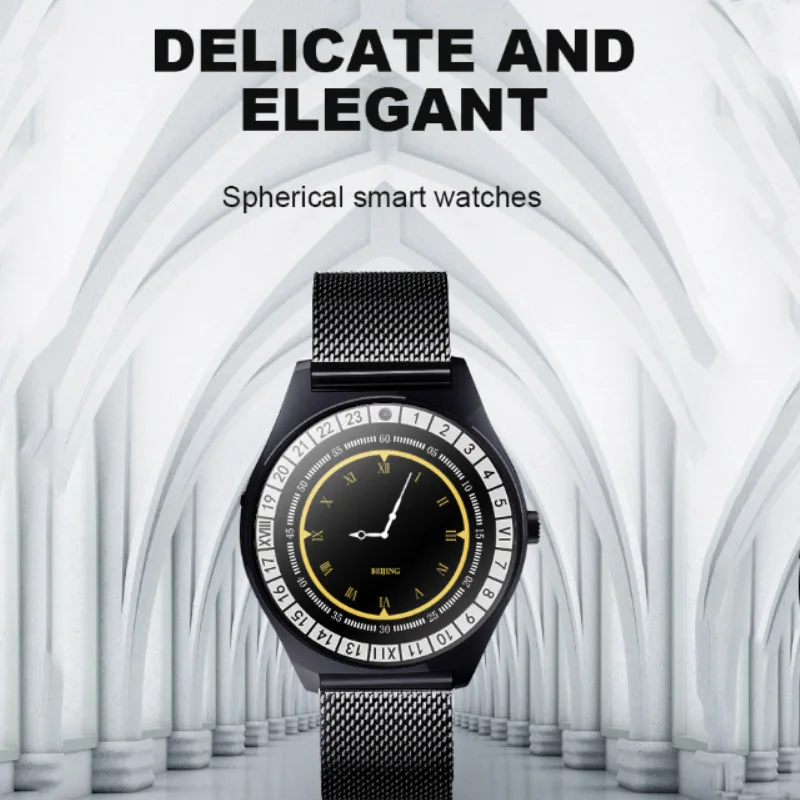 Топ Bluetooth Смарт часы для мужчин BL02 с сенсорным экраном Многофункциональный