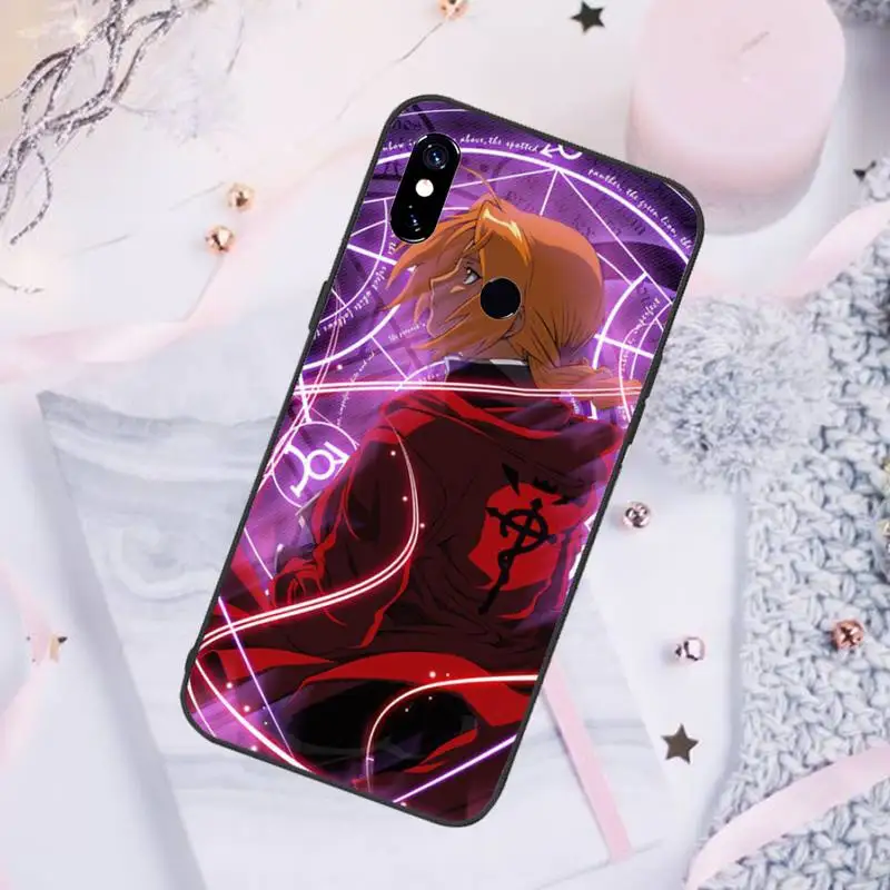 

Full Metal Alchemist Brotherhood Anime Phone Case For Xiaomi Redmi note 7 8 9 pro 8T 9S Mi Note 10 Lite pro