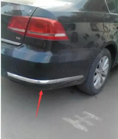 2 шт. 2011- Для VW для VOLKSWAGEN PASSAT B7 автомобильные аксессуары Передняя Задняя решетка Вокруг отделки гоночные решетки бампер отделка - Название цвета: right 1pcs