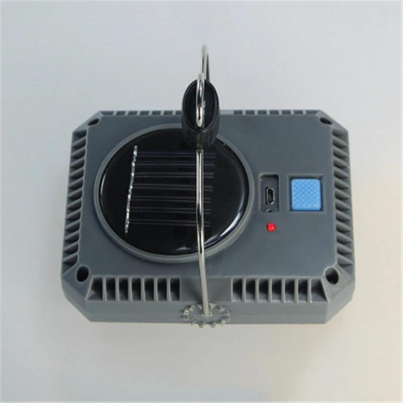 Портативный фонарь светильник онарь для кемпинга с зарядкой от USB и солнечной