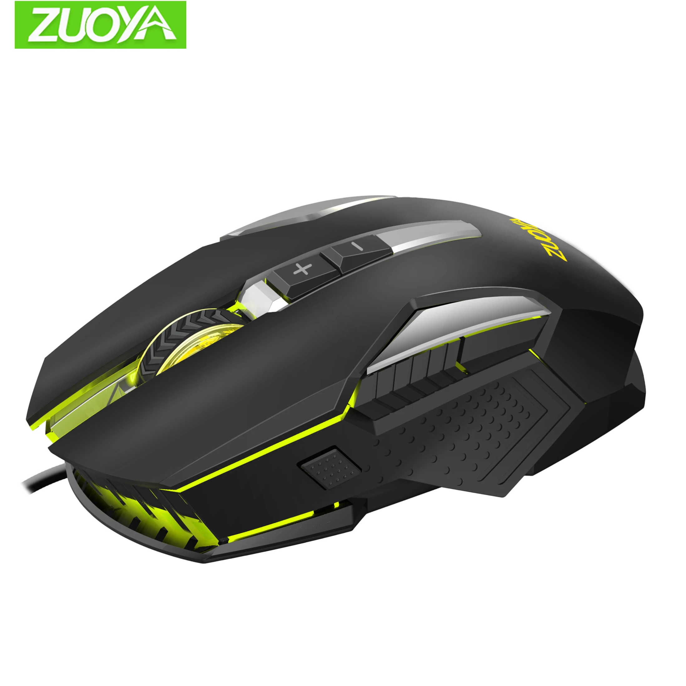 ZUOYA игровая мышь USB Проводная оптика Micel светодиодный игровой коврик с подсветкой