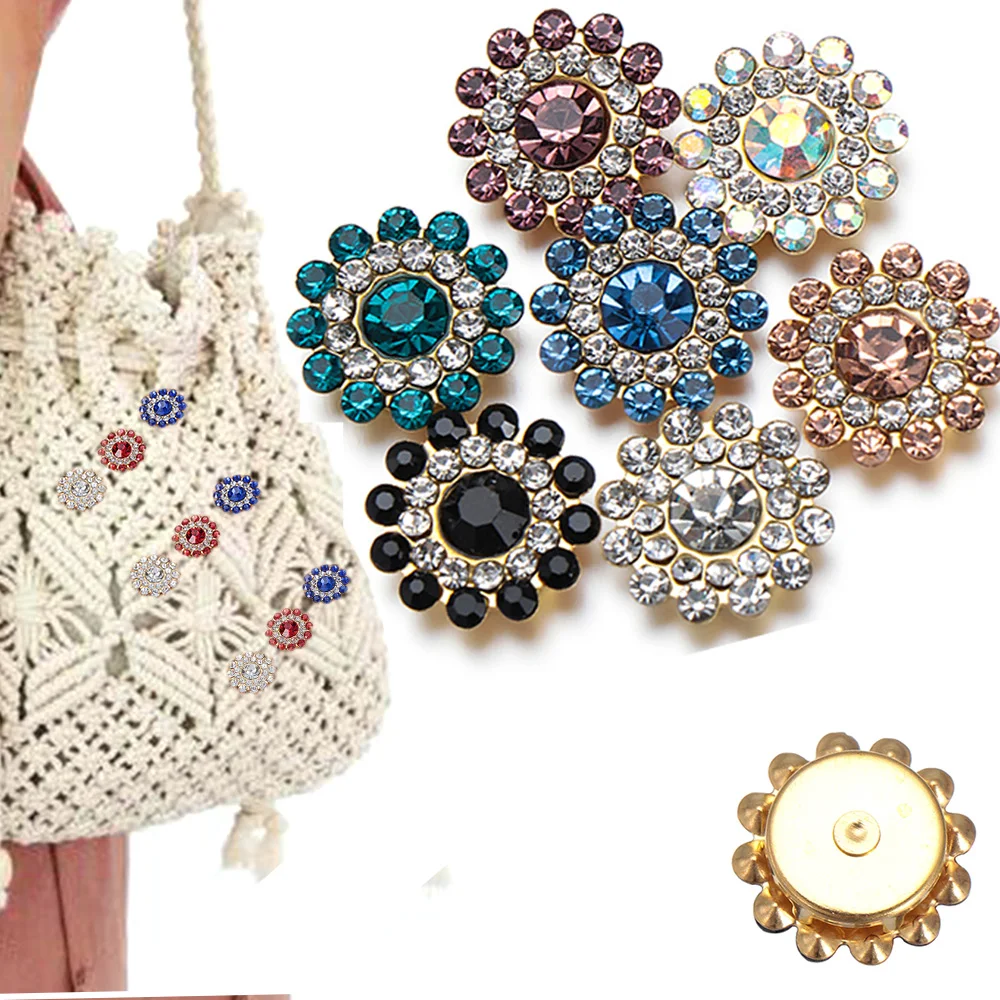 10 шт. 16 мм Стразы Снежинка кабошон винтажные пуговицы для одежды плоская задняя
