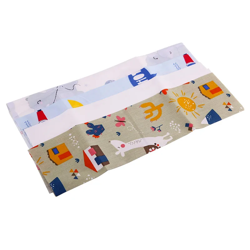 Dailylike 4 вещи в комплекте хлопковая Шлепанцы из ткани клетку Стеганые набойки