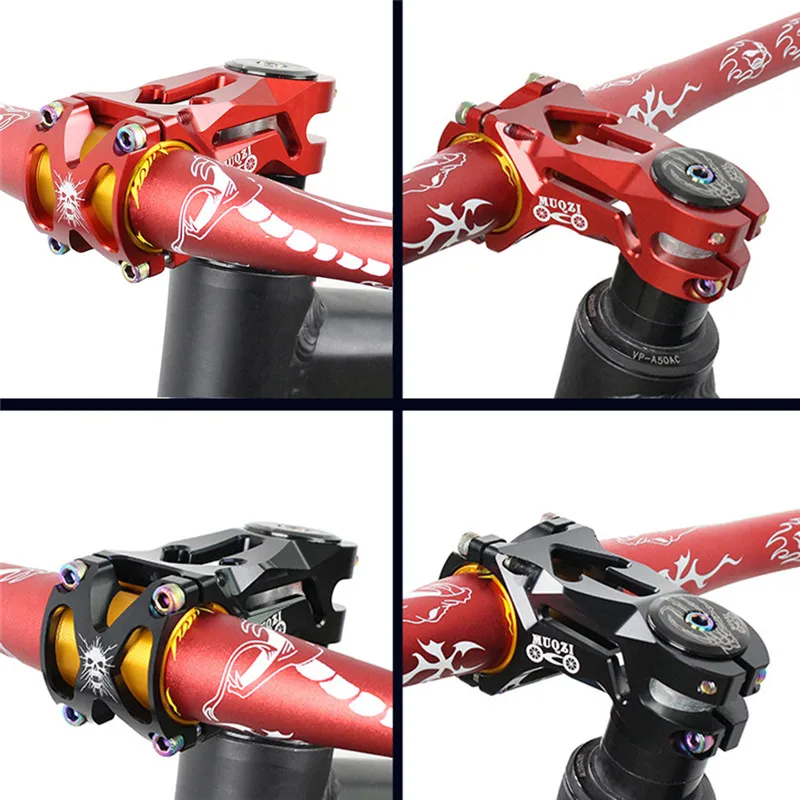 MTB Mountain Bicycle Rise Up Track Road Bike Clamp Stem Fit 31.8-35 Alloy Aluminum Handlebar Accessories | Спорт и развлечения