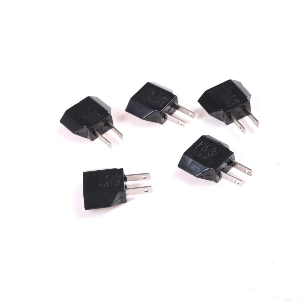 5Pcs/set EU Euro Europe to US USA AC Power Plug Travel Converter Adapter Charger Wholesale Home Tools High Quality | Электроника