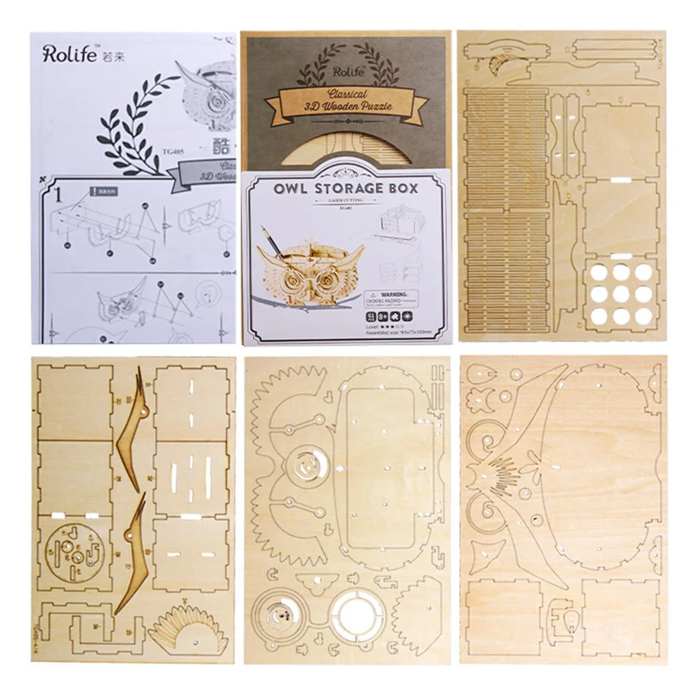 

3D Puzzle Toy Creative Airplane Camera Merry-go-round Jigsaw DIY Brain Teaser Toy Kids Educational Toys for Children Gifts Games