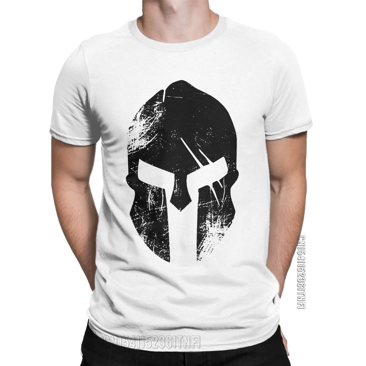 

Men Kopie Von Spartan Helmet Sparta T Shirt Cotton Tops Vintage Classic Short Sleeve Crew Neck Tee Shirt Graphic T-Shirt