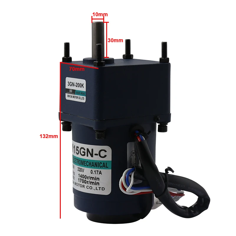 Электрическая машина для замедления переменного тока 15 Вт 220 В однофазный