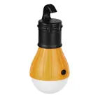 3-светодиодная Подвесная лампа для палатки, 3 режима, уличная аварийная лампа с карабином SOS, светильник варисветильник фонарь, фонарь для пешего туризма, энергосберегающая лампа