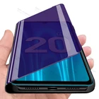Чехол с полным покрытием для Huawei Honor 20 Lite Pro 20 Lite 20Pro, умный зеркальный флип-чехол на Honor 20 Lite Pro, чехол-подставка для телефона