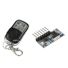 Радиочастотный пульт дистанционного управления 433 МГц с передатчиком и релейным приемником 433 МГц