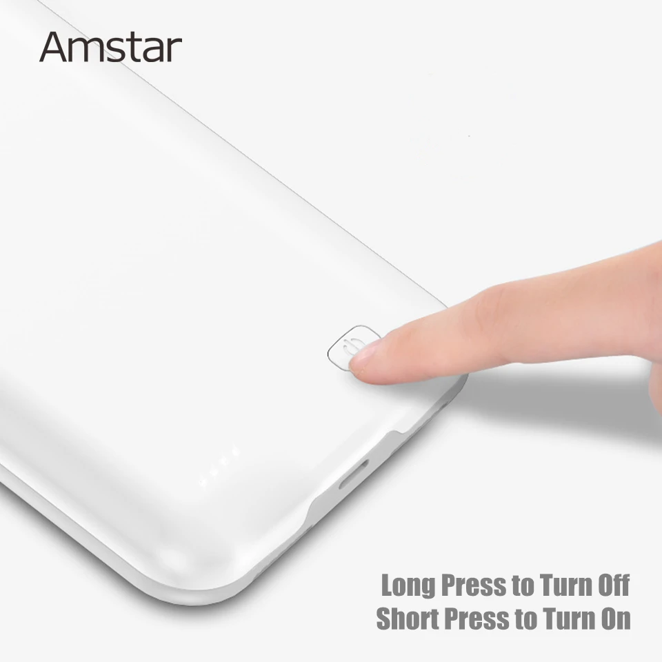 Чехол с внешним аккумулятором Amstar для iPhone X XR XS Max | Мобильные телефоны и