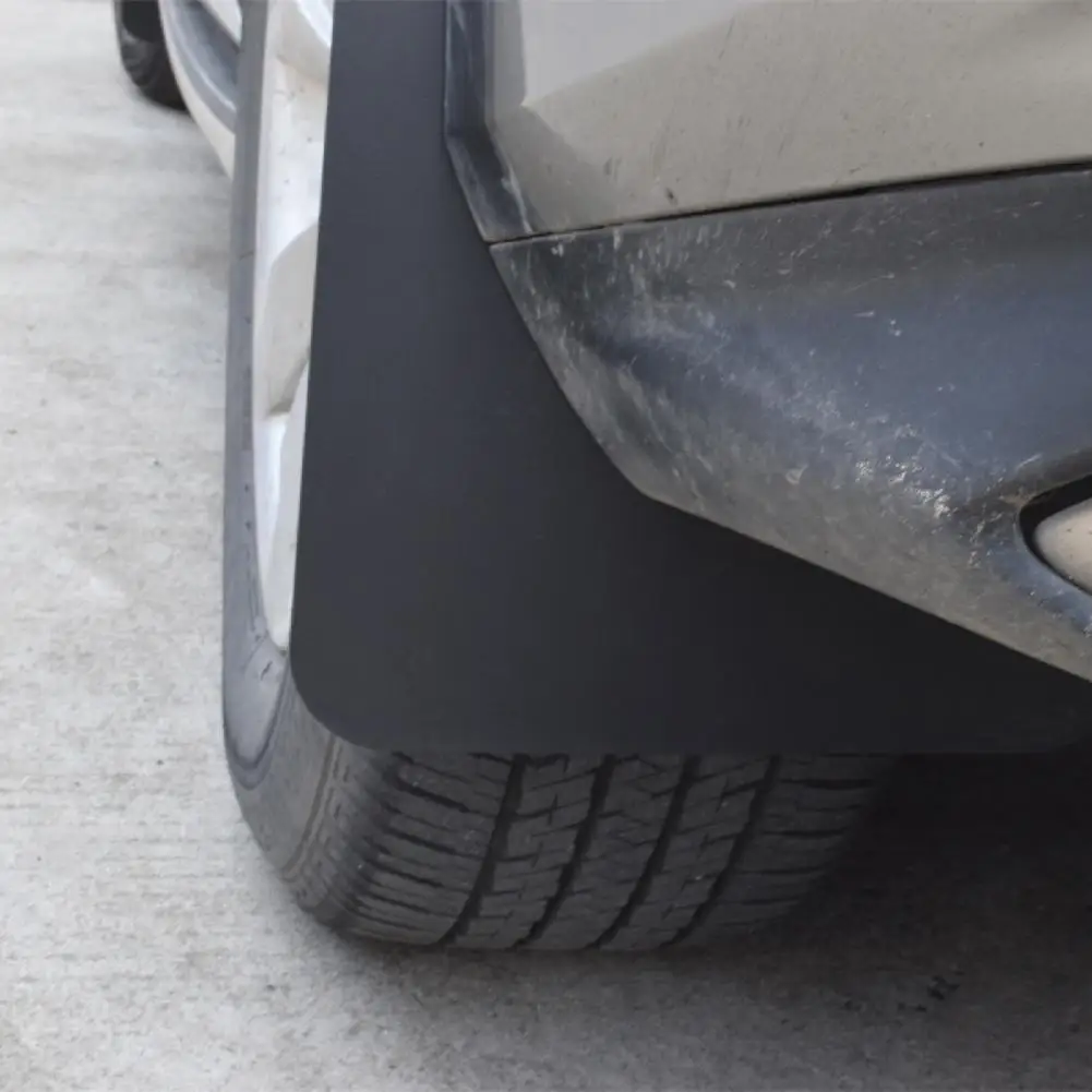 

Useful Mudguard Car Spare Parts Black Universal Car Splash Guard Splash Guard Car Fender 4Pcs