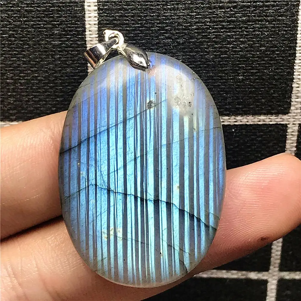 Топ Подвеска из натурального Лабрадорита ювелирные изделия для женщин мужчин