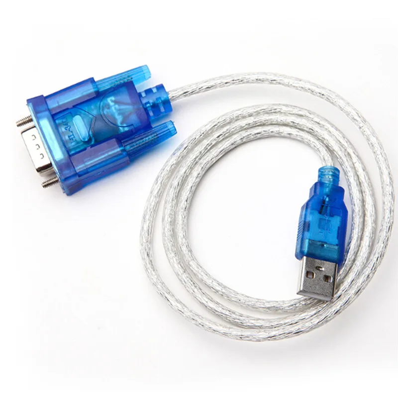 Оптовая продажа USB в RS232 последовательный порт 9 контактов DB9 Кабель COM адаптер