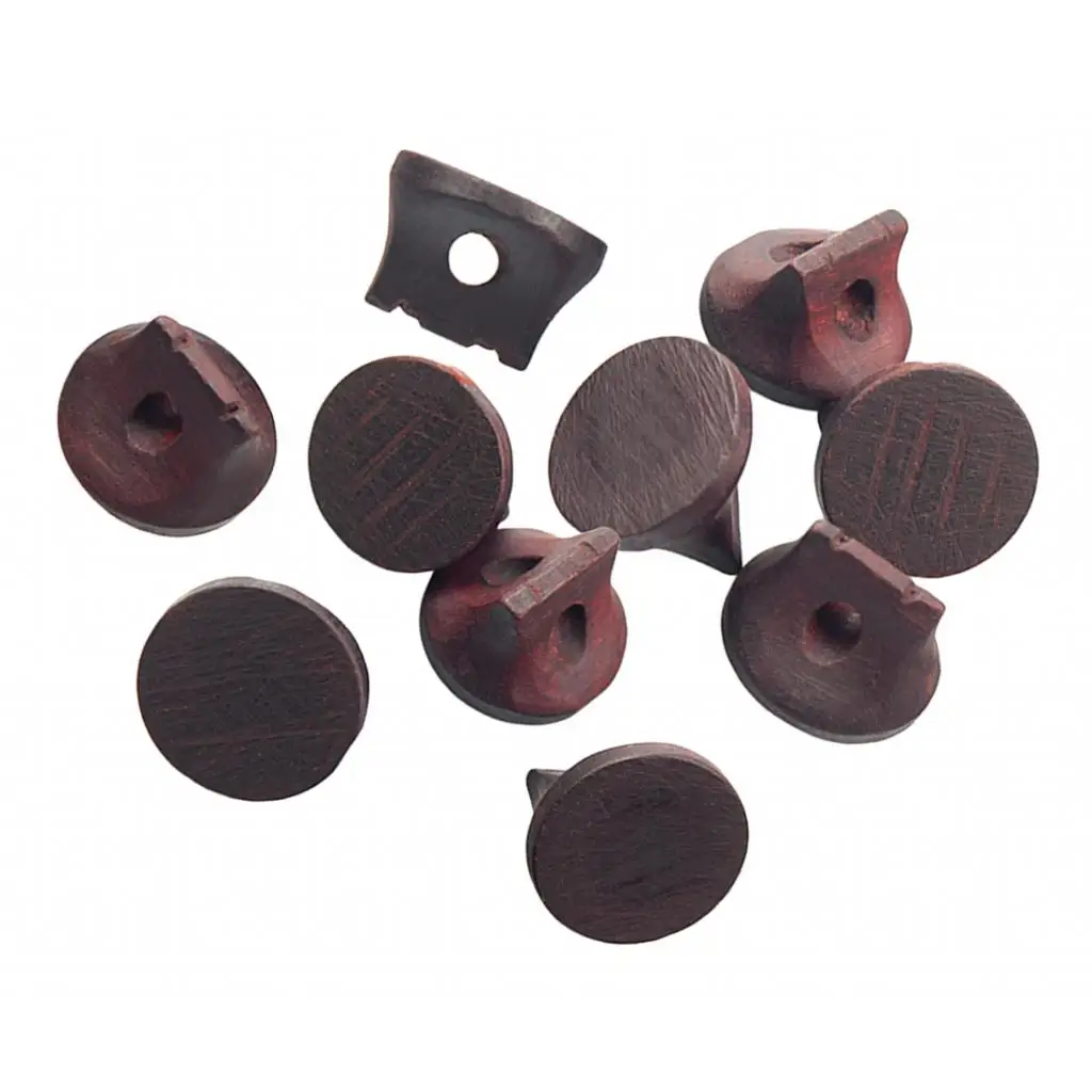 

10x Red Sandalwood Erhu Bridge for Erhu String Instrument Parts Accessories