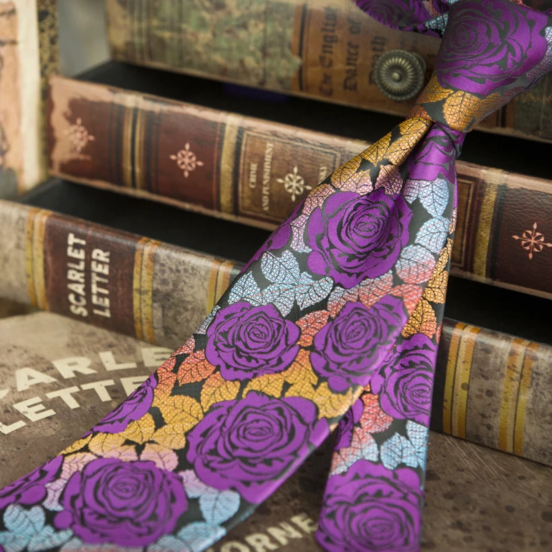 Оптовая продажа набор мужских галстуков розового цвета фуксии красного желтого