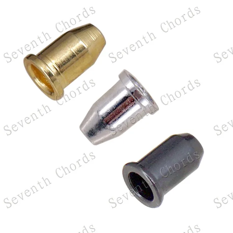

6 шт гитарная струна втулки для крепления струн втулка для Электрогитары мост/хром-черный-золотого цвета для выбора