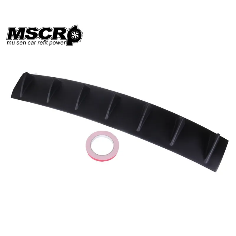 Корпус заднего бампера Акулья плавник 7 крыльев диффузор для губ ABS универсальный