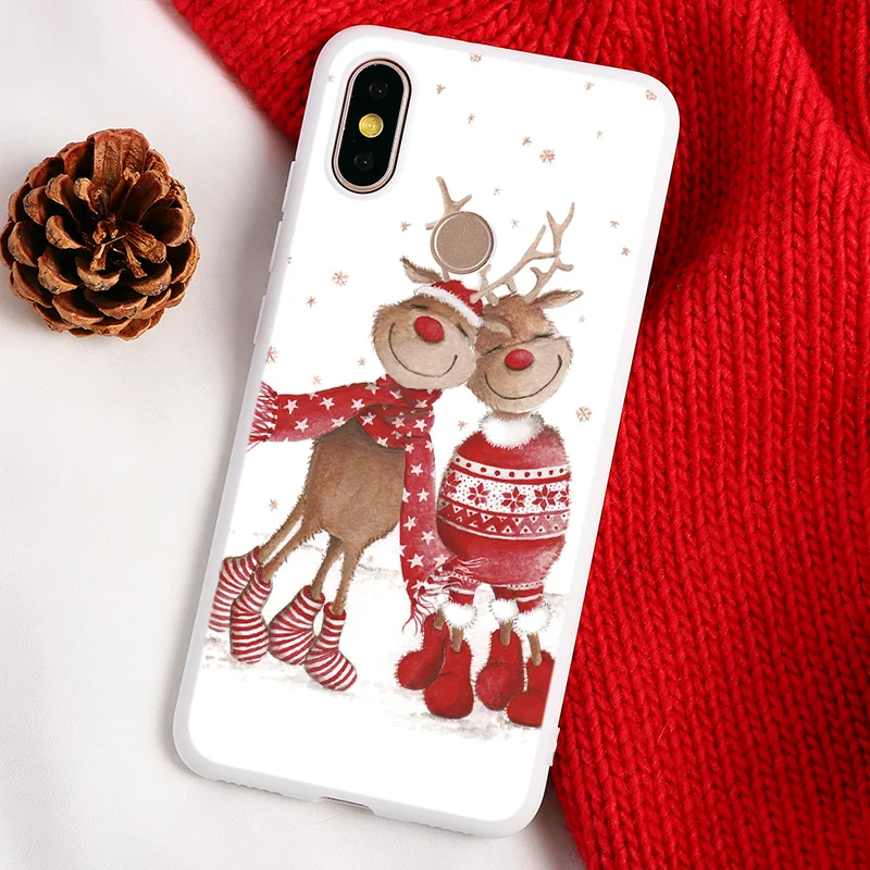 Kbd-sd2lu Рождество Лось для ТПУ Xiaomi mi CC9 9T Pro 9 SE F1 A1 A2 5X6X8 Lite красный mi Note 8 7 6 5 Pro 7 K20 Pro 7A 6A счастливый новогодний чехол - Цвет: Kbd-sd2lu