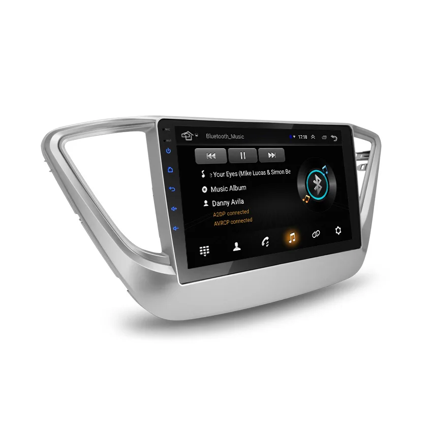4G DSP 2+ 32Gb 2.5D Android 9,0 Автомобильный мультимедийный dvd-плеер для hyundai Solaris Авторадио автомобильный gps-навигация, радио, стерео