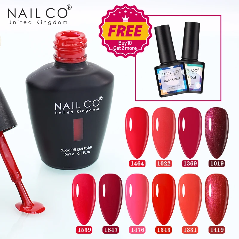Набор аксессуаров для дизайна ногтей NAILCO 15 мл 4/6/10 шт.|Гель ногтей| |