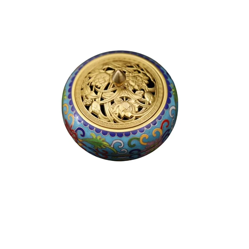 

Pure Copper Incense Burner Mini Vintage Indoor Sandalwood Incense Burner Small Ornaments Incensario Room Decoration EB50XX