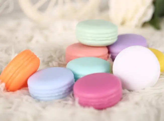 10pcs/lot10g Candy Color Empty Cosmetic Container Plastic Jar Pot Eyeshadow Makeup Travel Face Cream Lotion Bottle Box