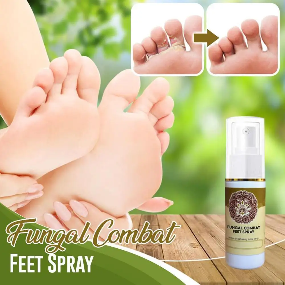 

Fungal Combat Feet Spray Anti Fungal Infections Athlete Foot Spray Onychomycosis Beriberi Itchy Feet Peeling Blisters Foot Care