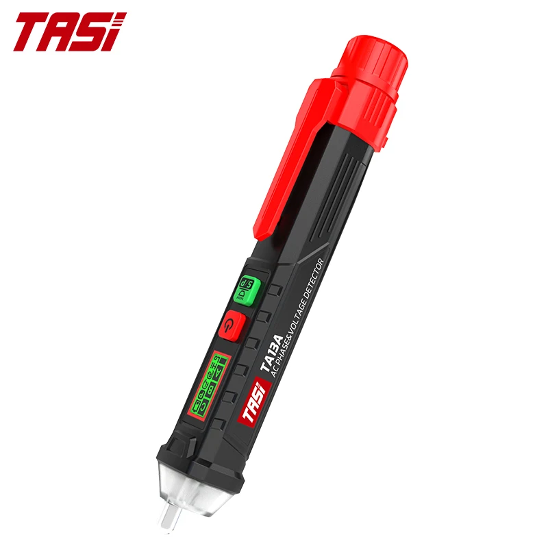 TASI TA11B интеллигентая (ый) Бесконтактный 3 Индикатор чередования фаз переменного тока Напряжение детектора электрический прибор сигнализации ручка-Датчик Тестер - изображение