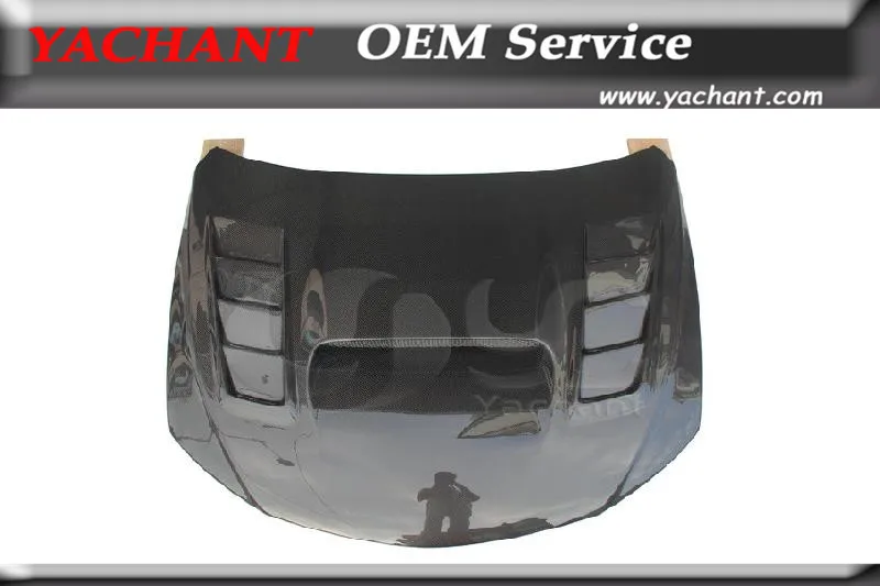 Автомобильный Стайлинг передний капот из углеродного волокна подходит для 2008 2014