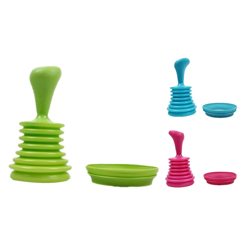 

2 Pcs Powerful Dredging Device for Household Kitchen Sink Pipe Squeeze Drainage Cleaner for Bathroom Sink
