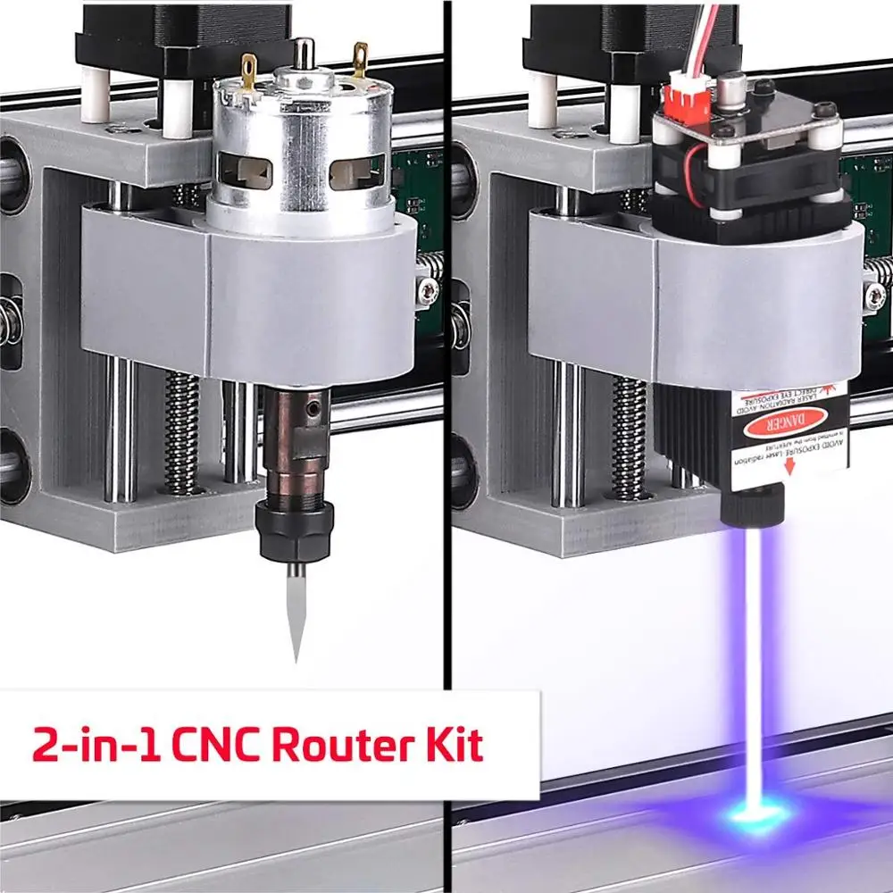 Upgrade CNC 3018 Pro Max лазерный гравер фрезерный станок по дереву GRBL DIY 3 оси PBC