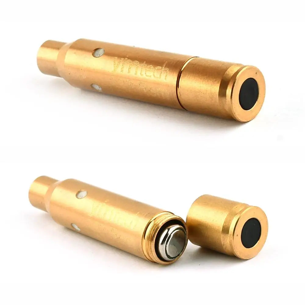 Тренировочная пуля 223Rem миниатюрный красный точечный Лазер с отверстием картридж