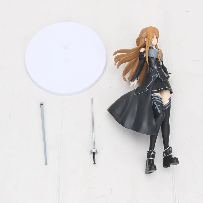 

Anime SQ Sword art online Asuna (White Color Ver.) Collection Action Figure Model Toy 18cm