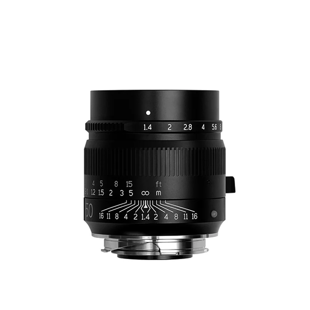

TTArtisan 50 мм F1.4 ASPH полная Рамка Ручной фокус беззеркальная камера объектив для Leica M-Mount M240 M3 M6 M7 M8 M9 M9P M10