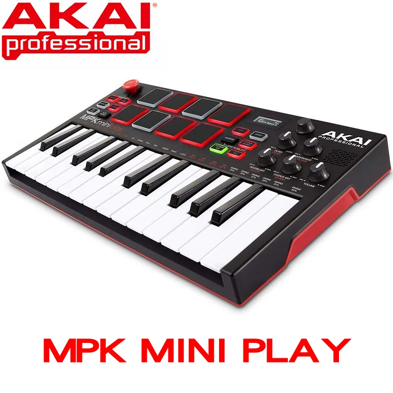 Акаи с мини-play mini контроллер клавиатуры со встроенным динамиком ультра портативный USB MIDI