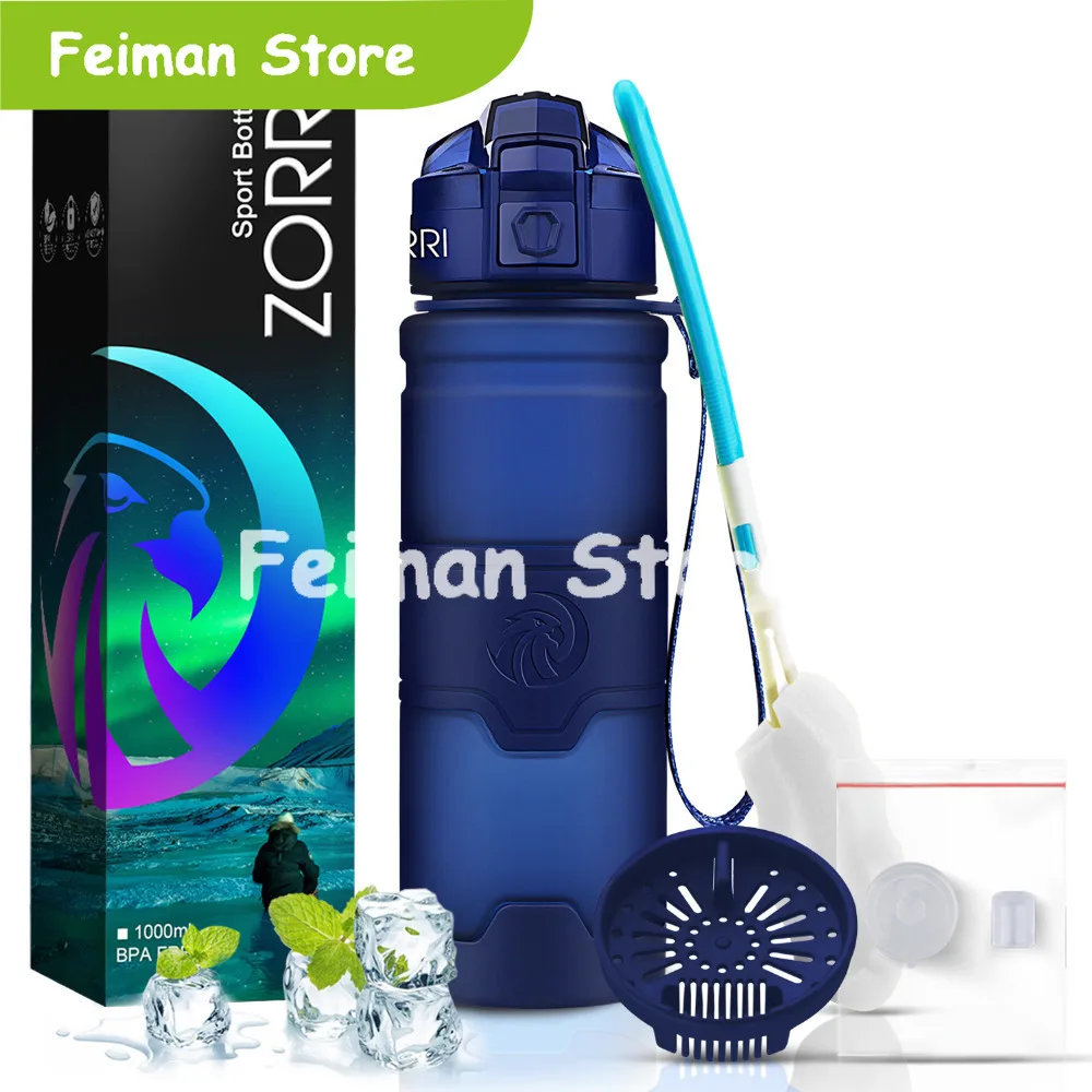 Лучшая Спортивная бутылка для воды пластиковый материал фитнес тренажерный зал