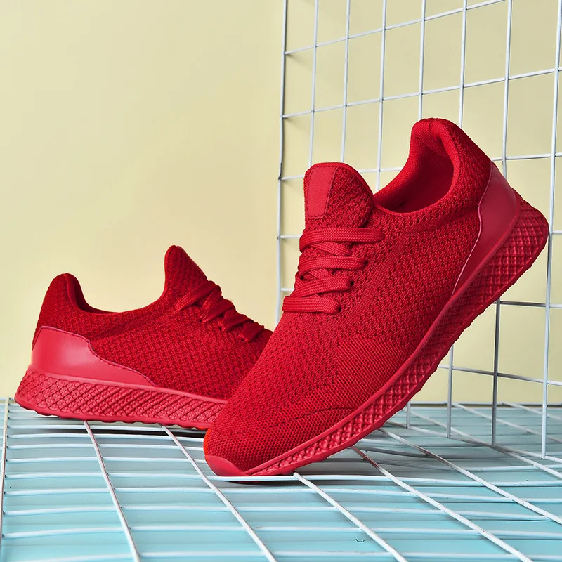 

Ultra Light Running Shoes for Men Breathable Mesh Mens Trainers Casual All Metch Black Grey Sneakers Plus Size Athletics Sport